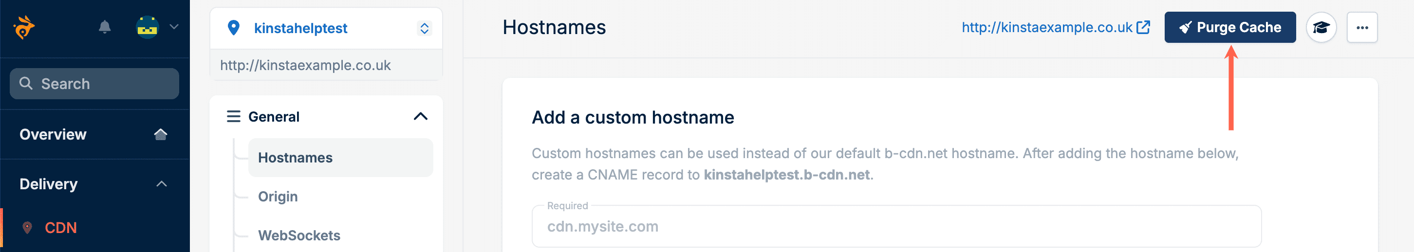 Purge the CDN cache in the Bunny dashboard.