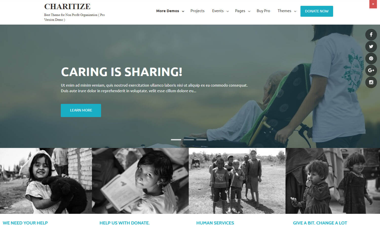 Charitize Screenshot
