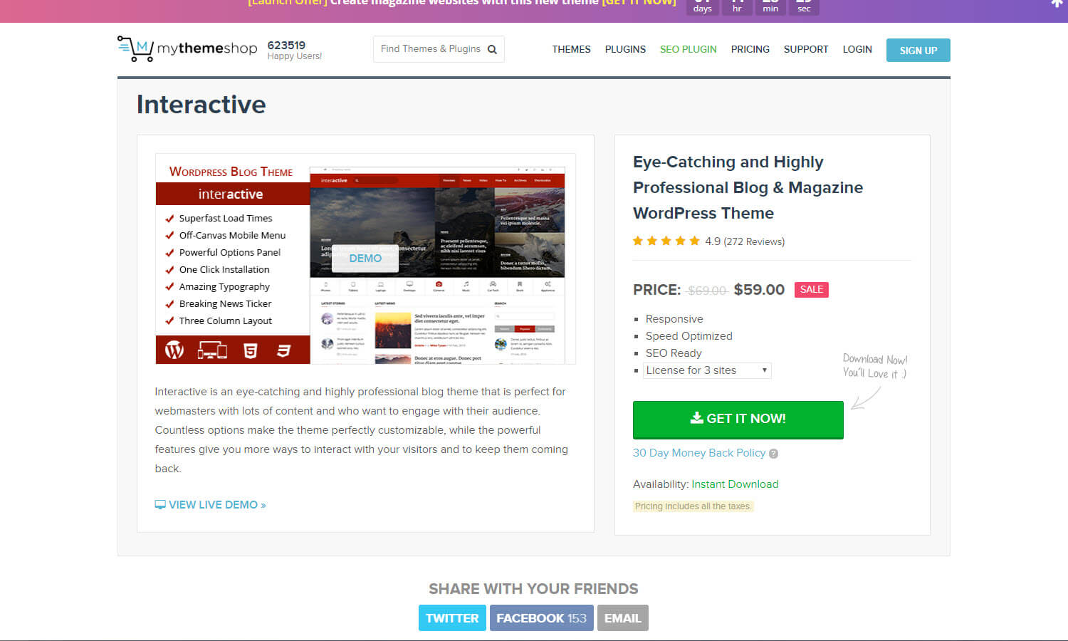 Interactive Screenshot
