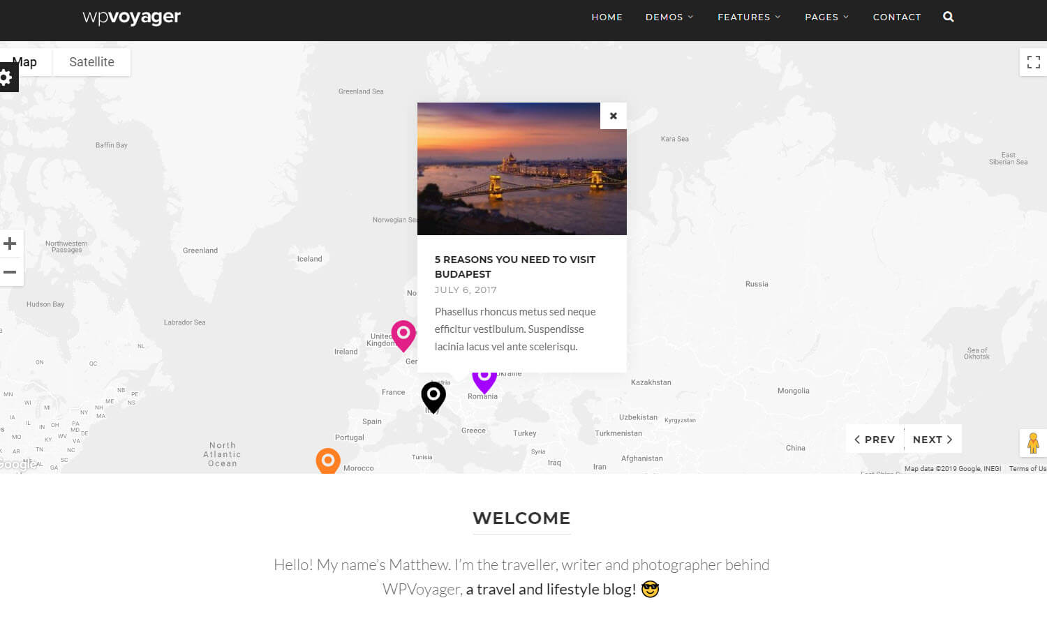 WPVoyager Screenshot