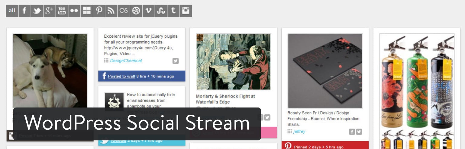 WordPress Social Stream plugin