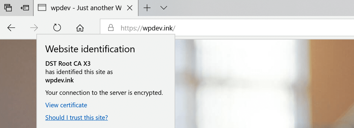Microsoft Edge ingen advarsler om mixed content