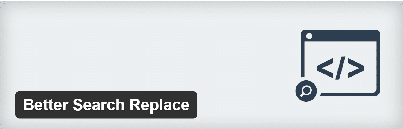 Better Search Replace plugin