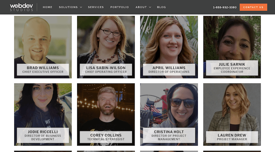 WebDevStudios senior teamroller