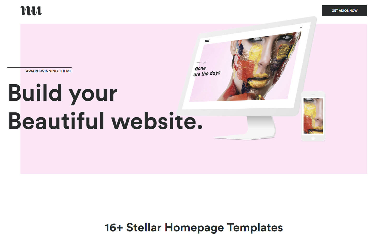 Adios captura de pantalla