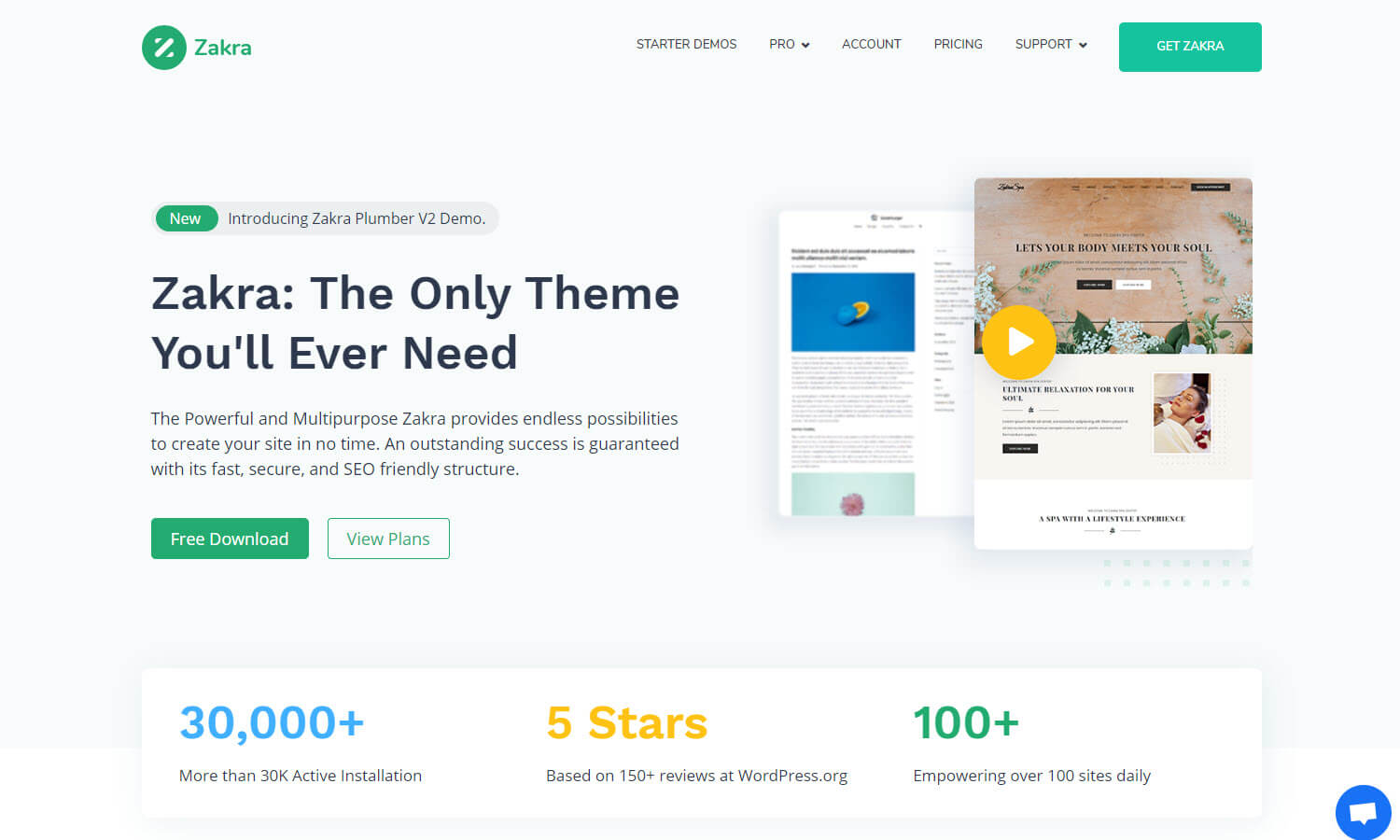 Zakra captura de pantalla