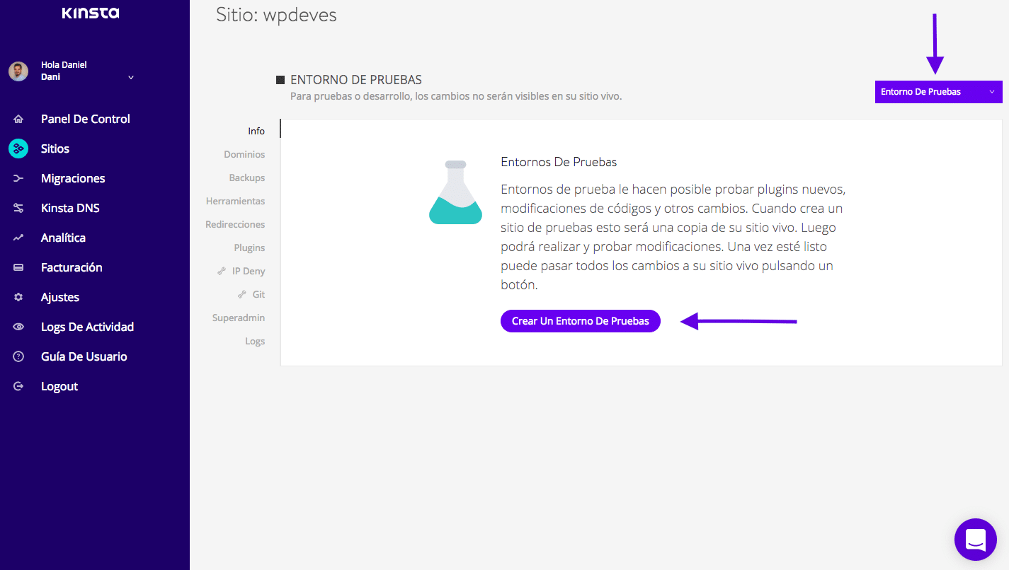 Pruebe PHP 7.2 en un entorno de staging