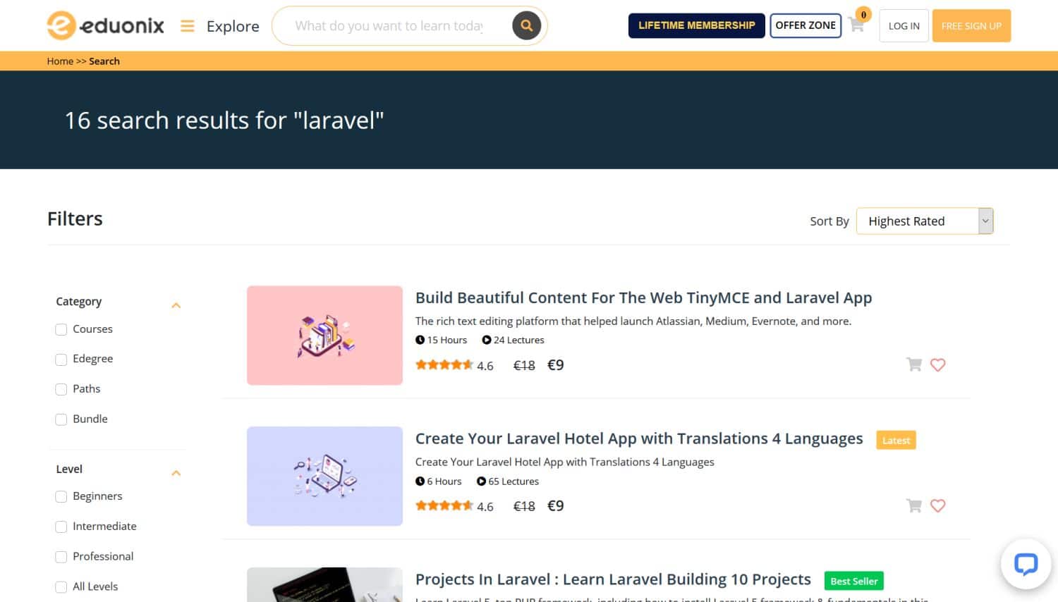 Eduonix - Tutorial de Laravel