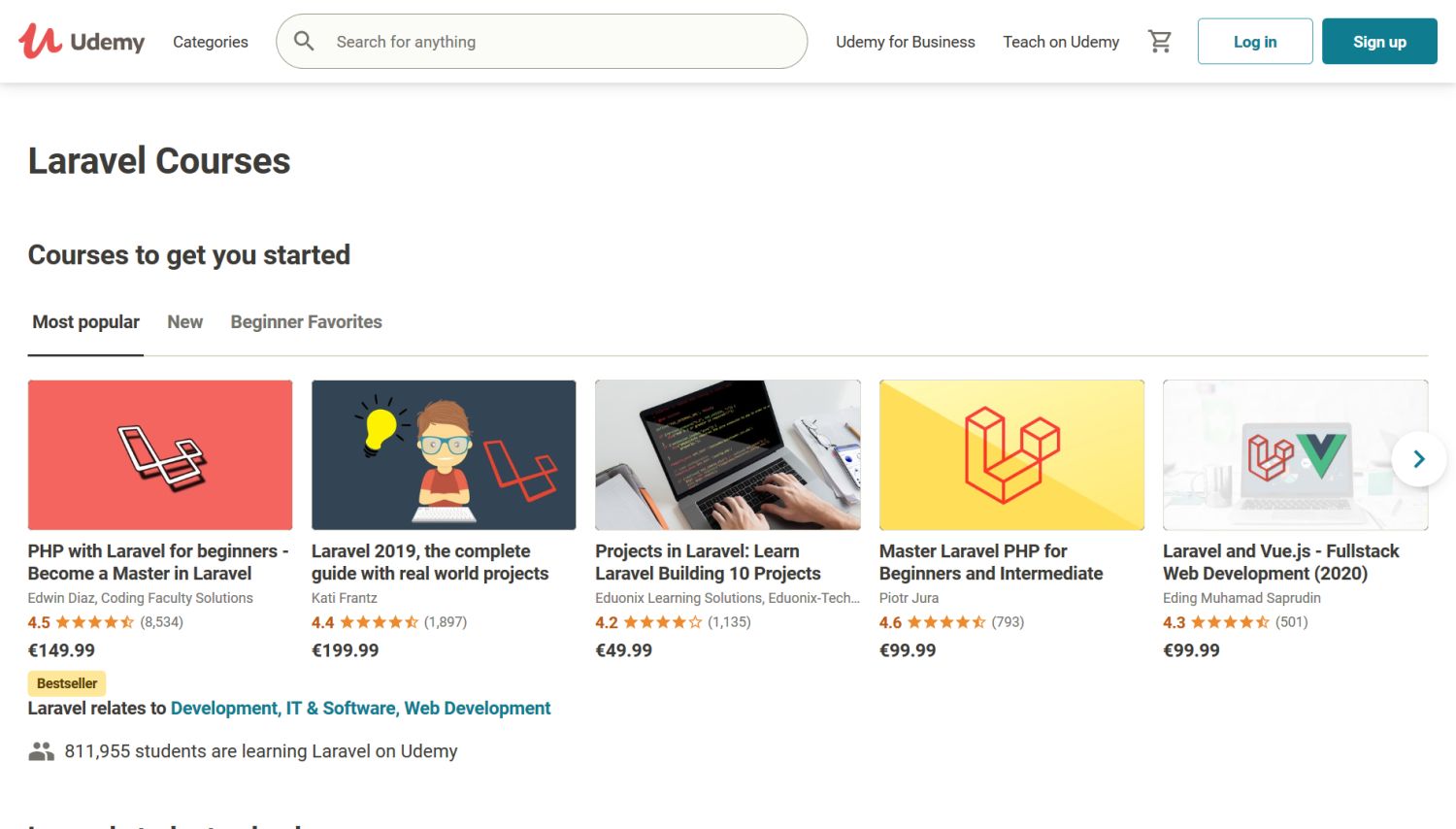 Udemy - Tutorial de Laravel