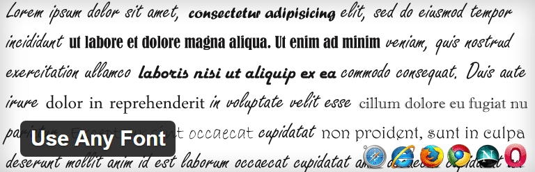 Extension Use Any Font