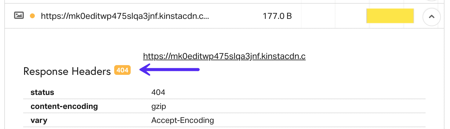 Avoid Bad Requests - erreur 404
