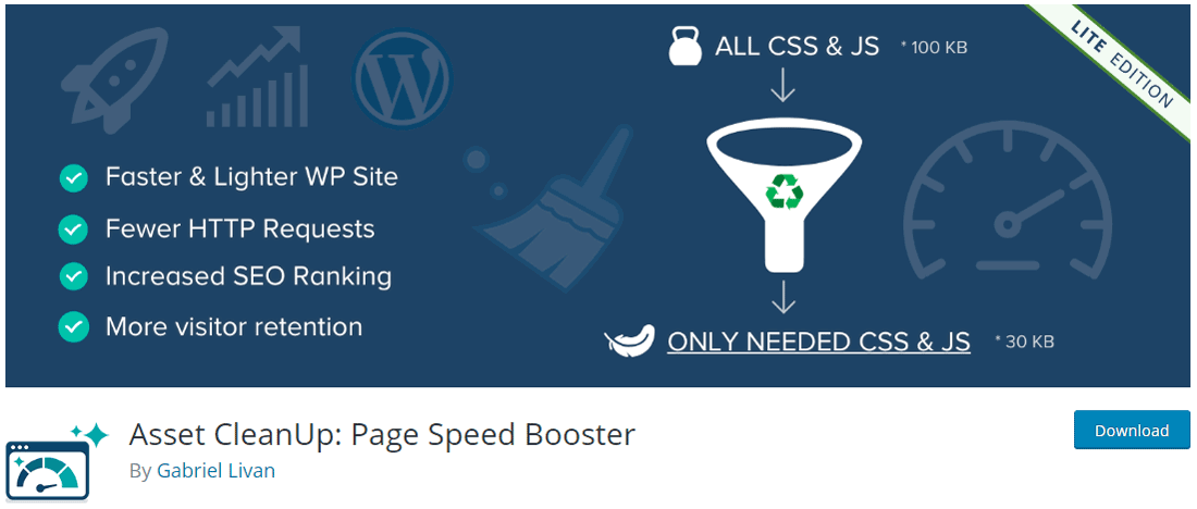 Nettoyez vos actifs WordPress