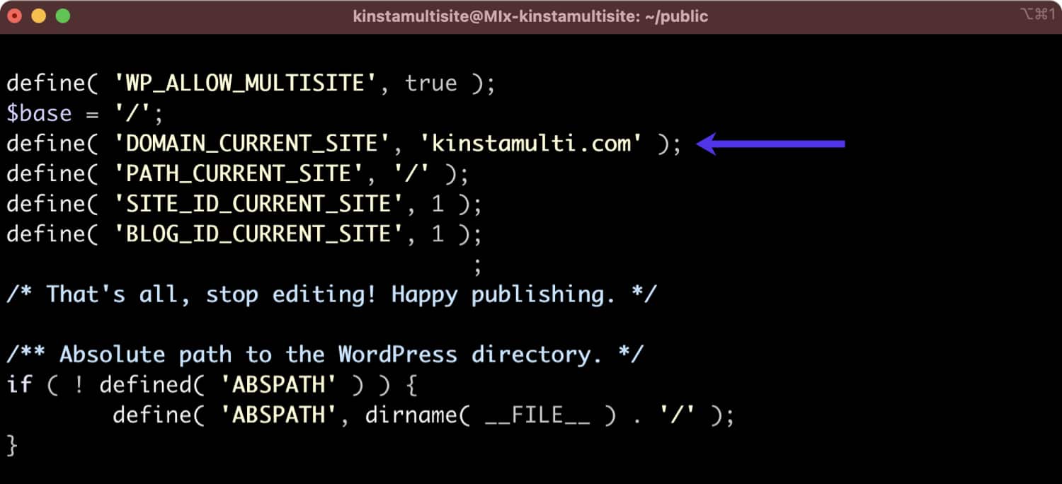 Modifiez la valeur de 