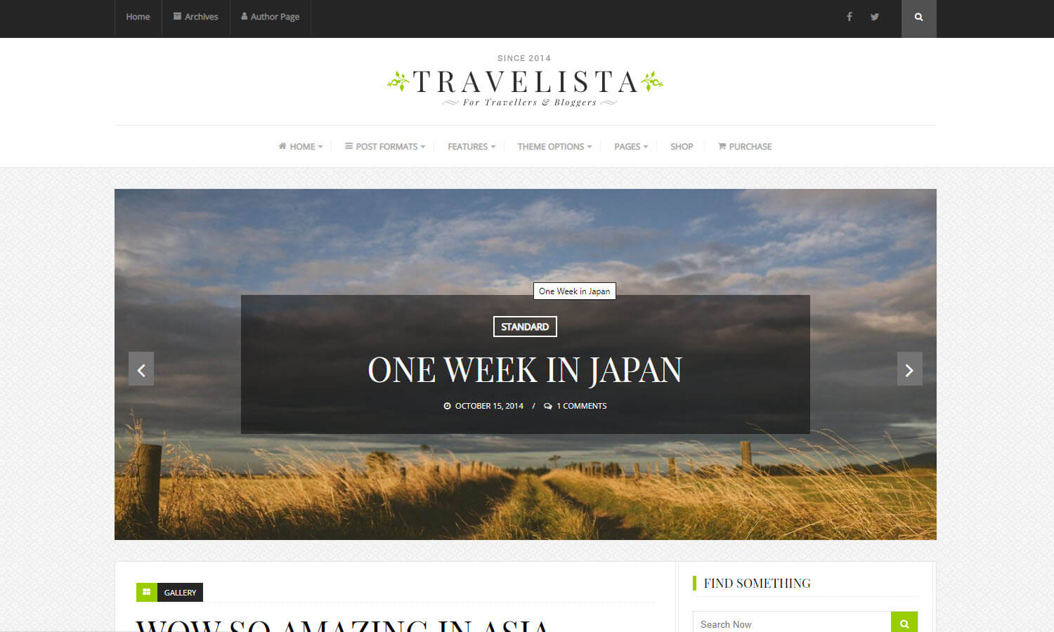 Travelista schermata