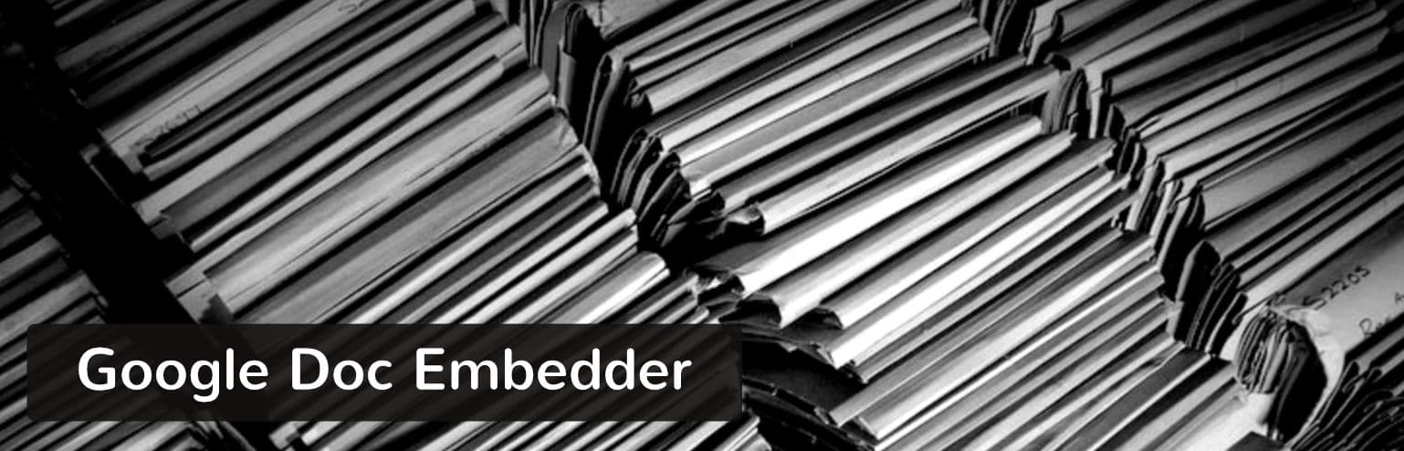 Plugin Google Doc Embedder