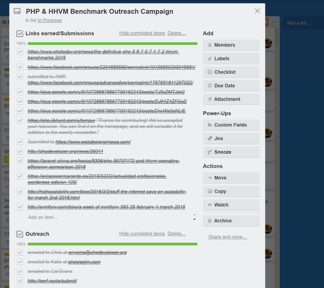 Contatti e promozione