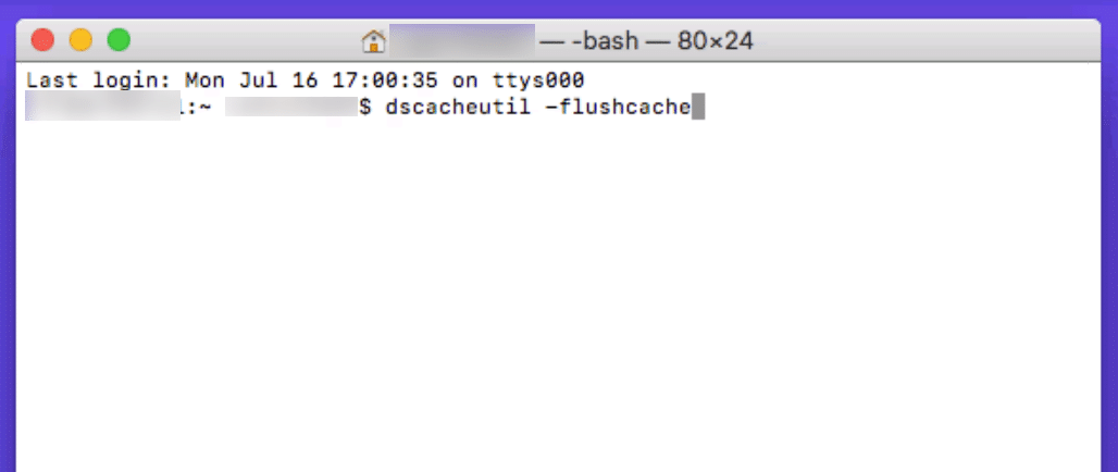 Flush DNS Cache su Mac