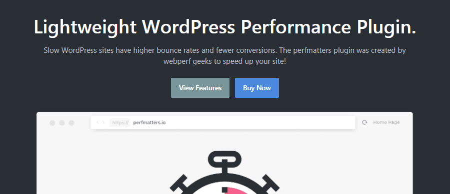Il plugin  WordPress perfmatters