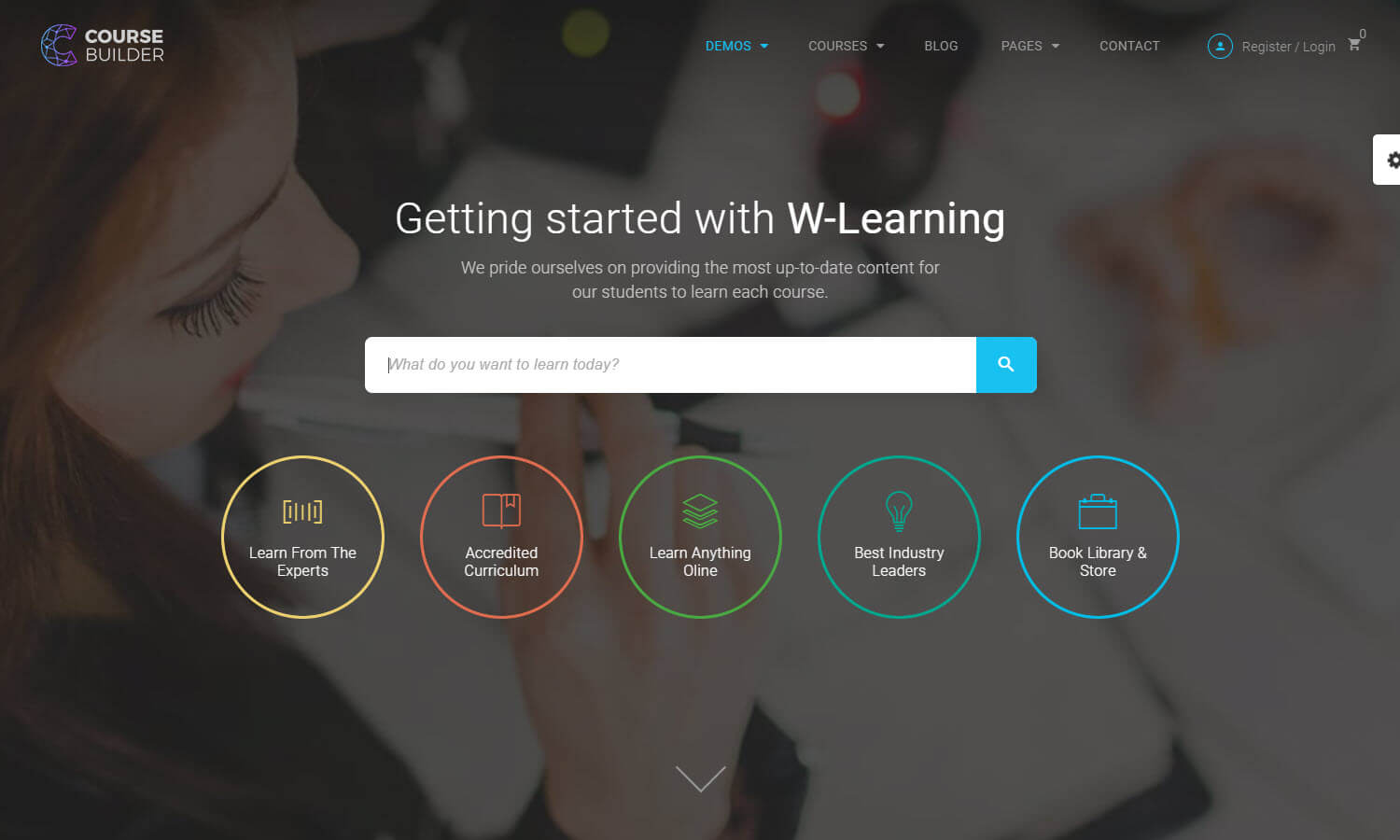 Course Builder LMS スクリーンショット