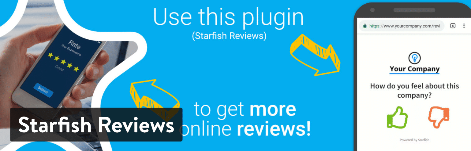WordPressプラグインStarfish Reviews