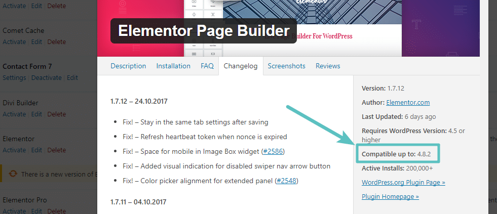 WordPressプラグインの互換性