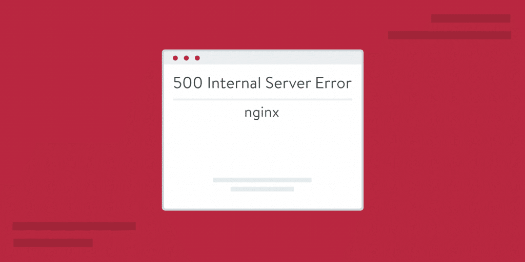 500 internal server error