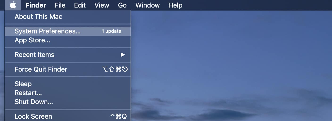 Macのシステム環境設定