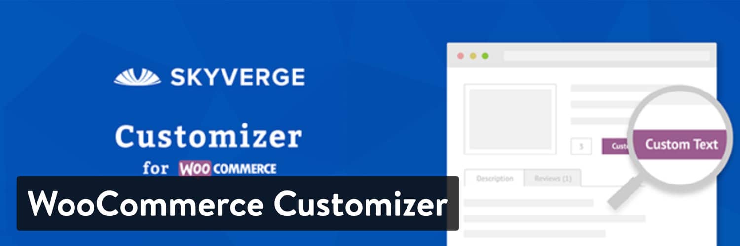 WooCommerce Customizer WordPressプラグイン