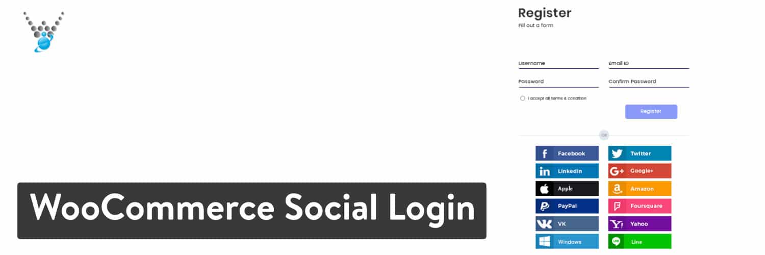 WooCommerce Social Login WordPressプラグイン
