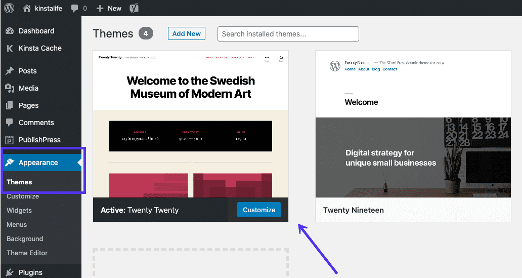 WordPressテーマ「Twenty Twenty」