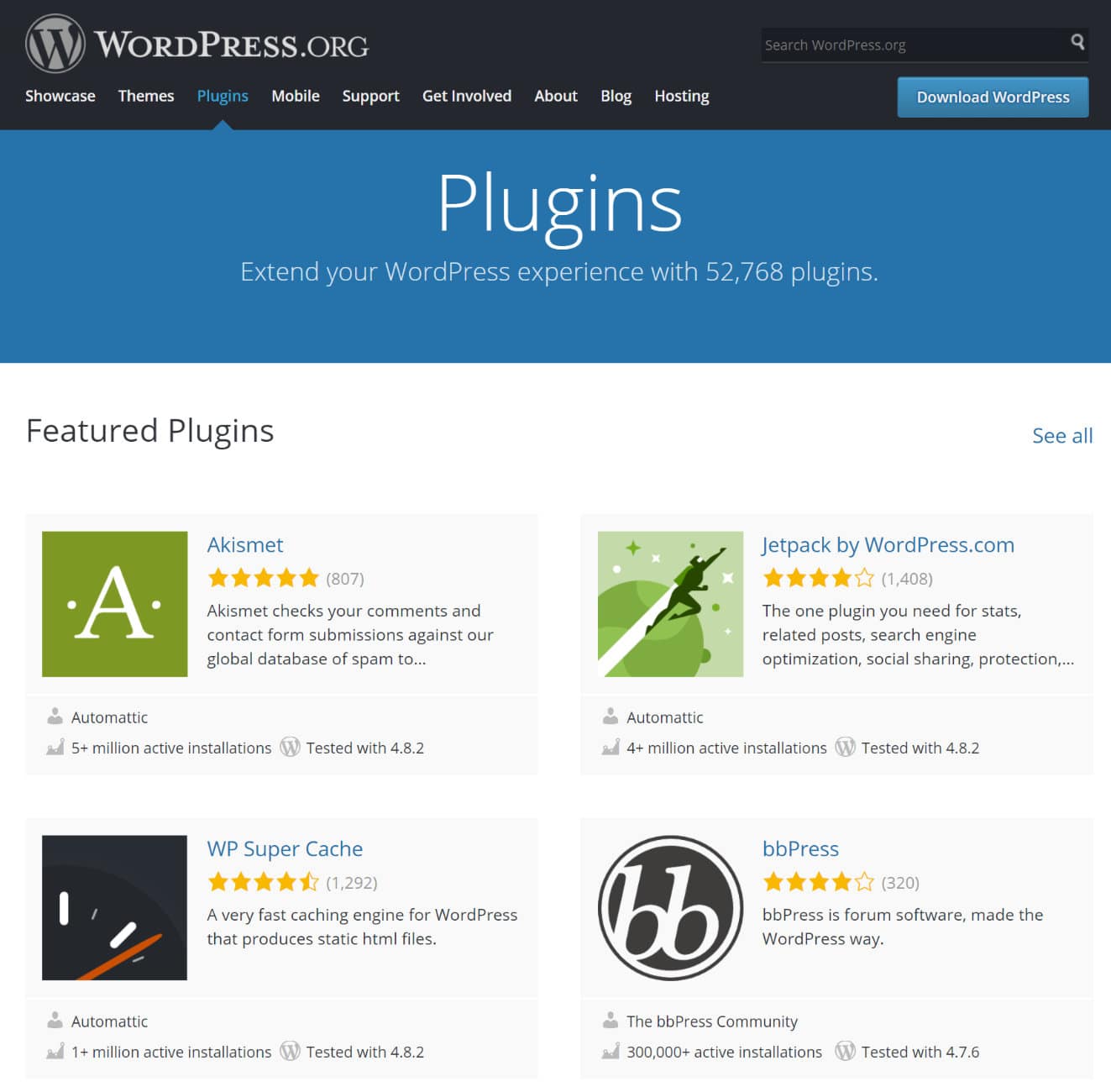 WordPress plug-in bibliotheek