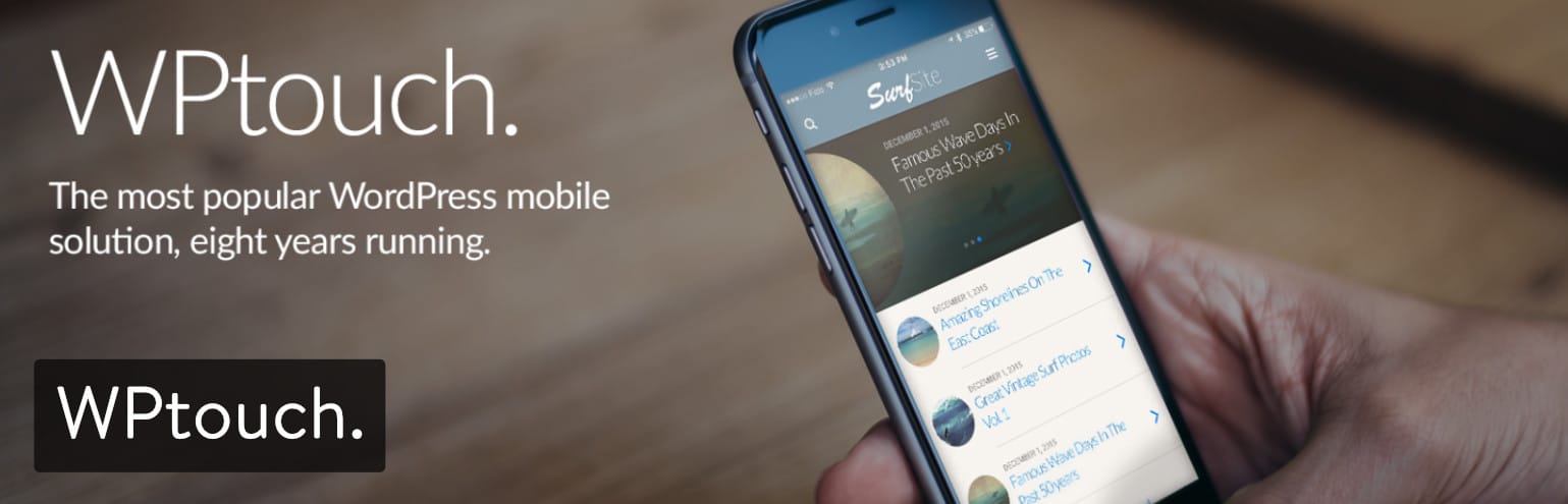 WPtouch WordPress-mobiele-plug-in