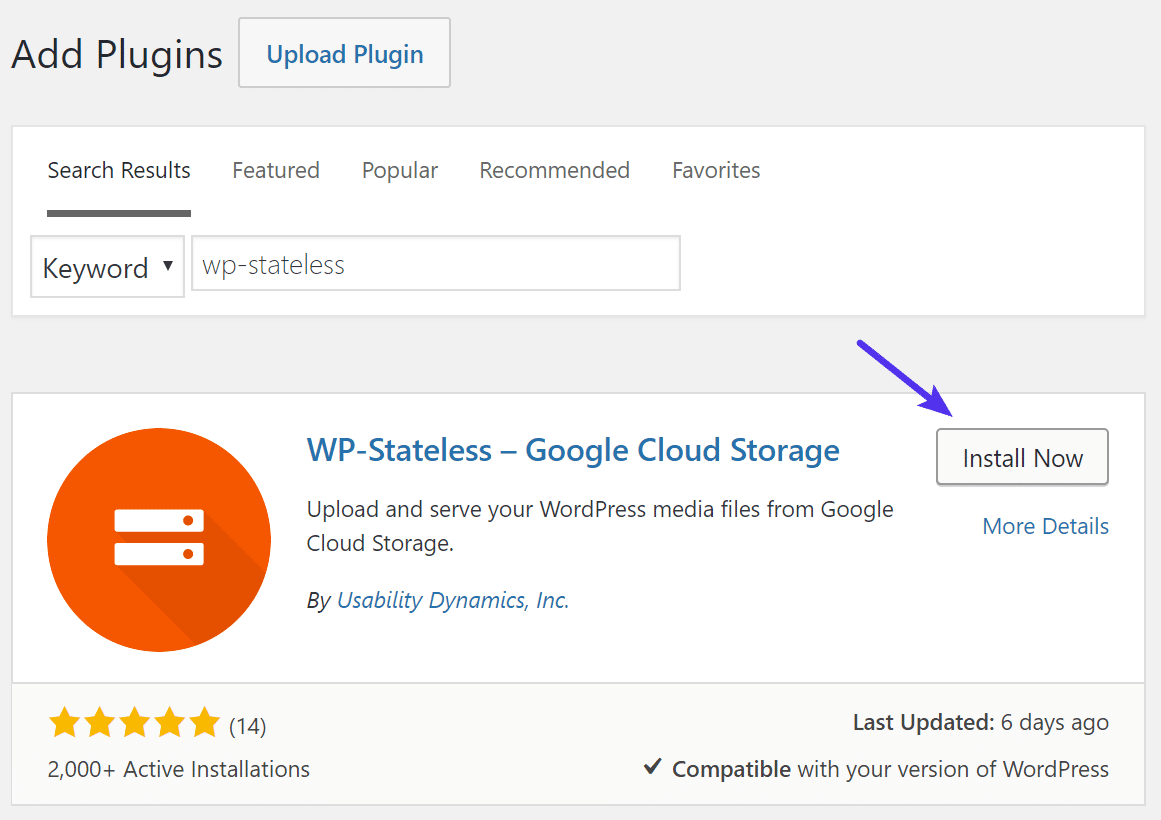 Het installeren van de WP-Stateless WordPress-plugin