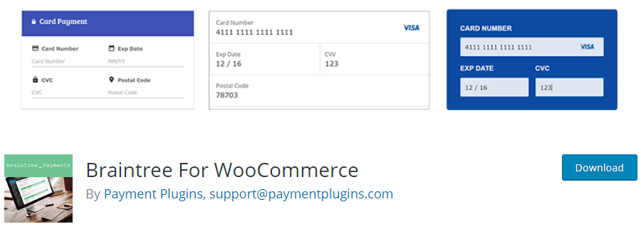 Braintree for WooCommerce plug-in