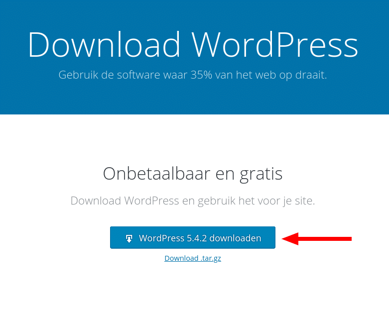 WordPress downloaden
