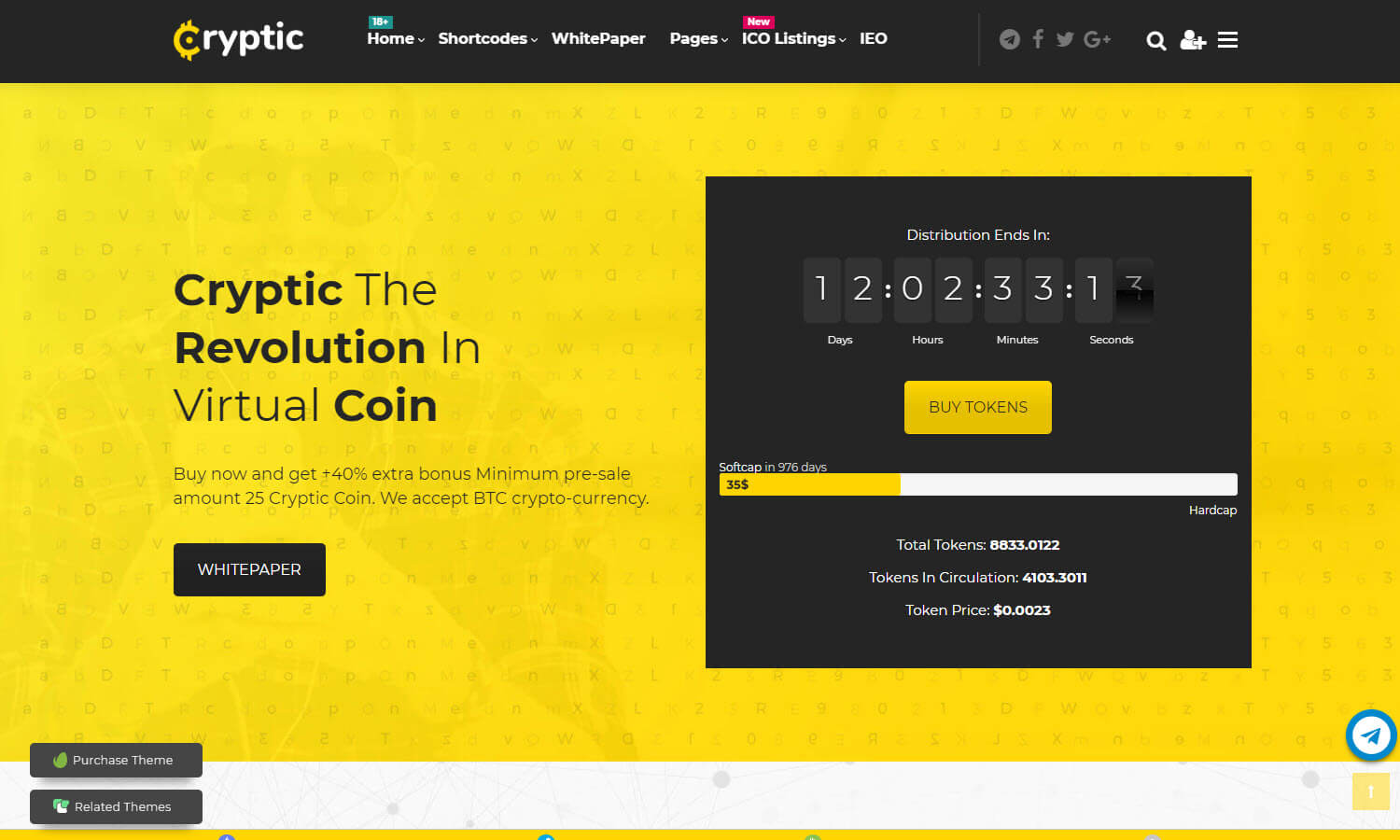 Cryptic captura de tela