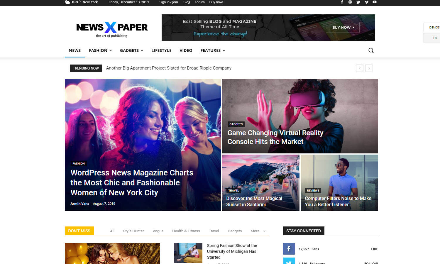 Newspaper captura de tela