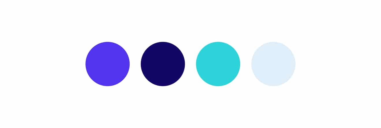 Exemplo da paleta de cores da Kinsta