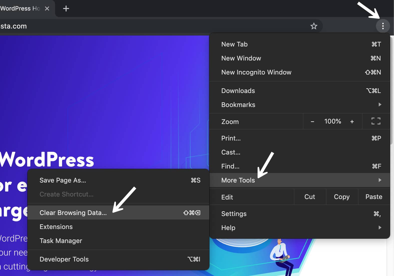 Chrome Rensa webbinformation