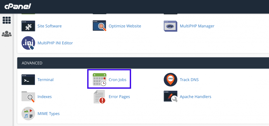 Cron-jobb via cPanel