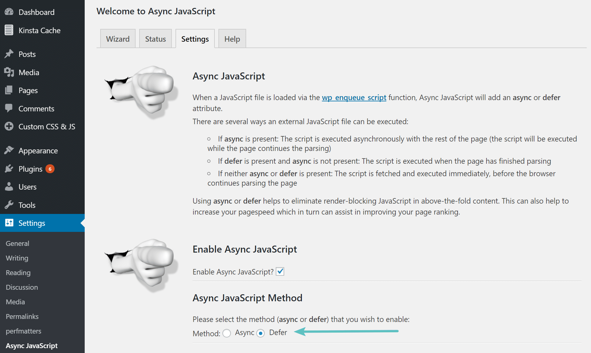 Defer JavaScript in WordPress
