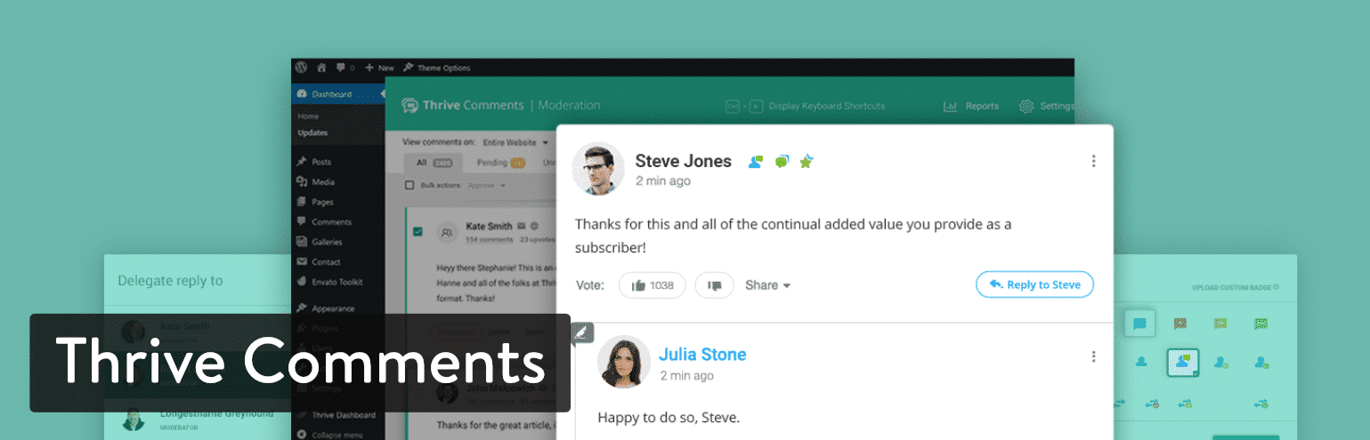 Plugin de commentaires WordPress Thrive