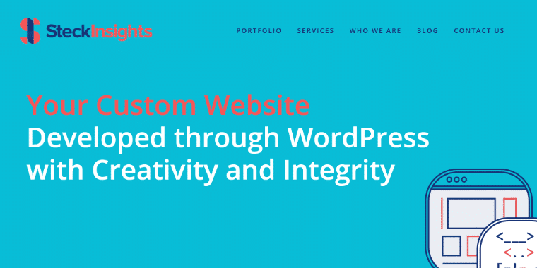 SteckInsights's website homepage