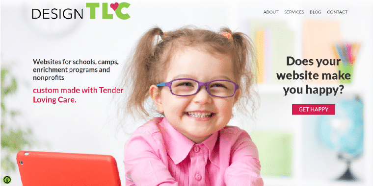 Tara Claeys' website homepage