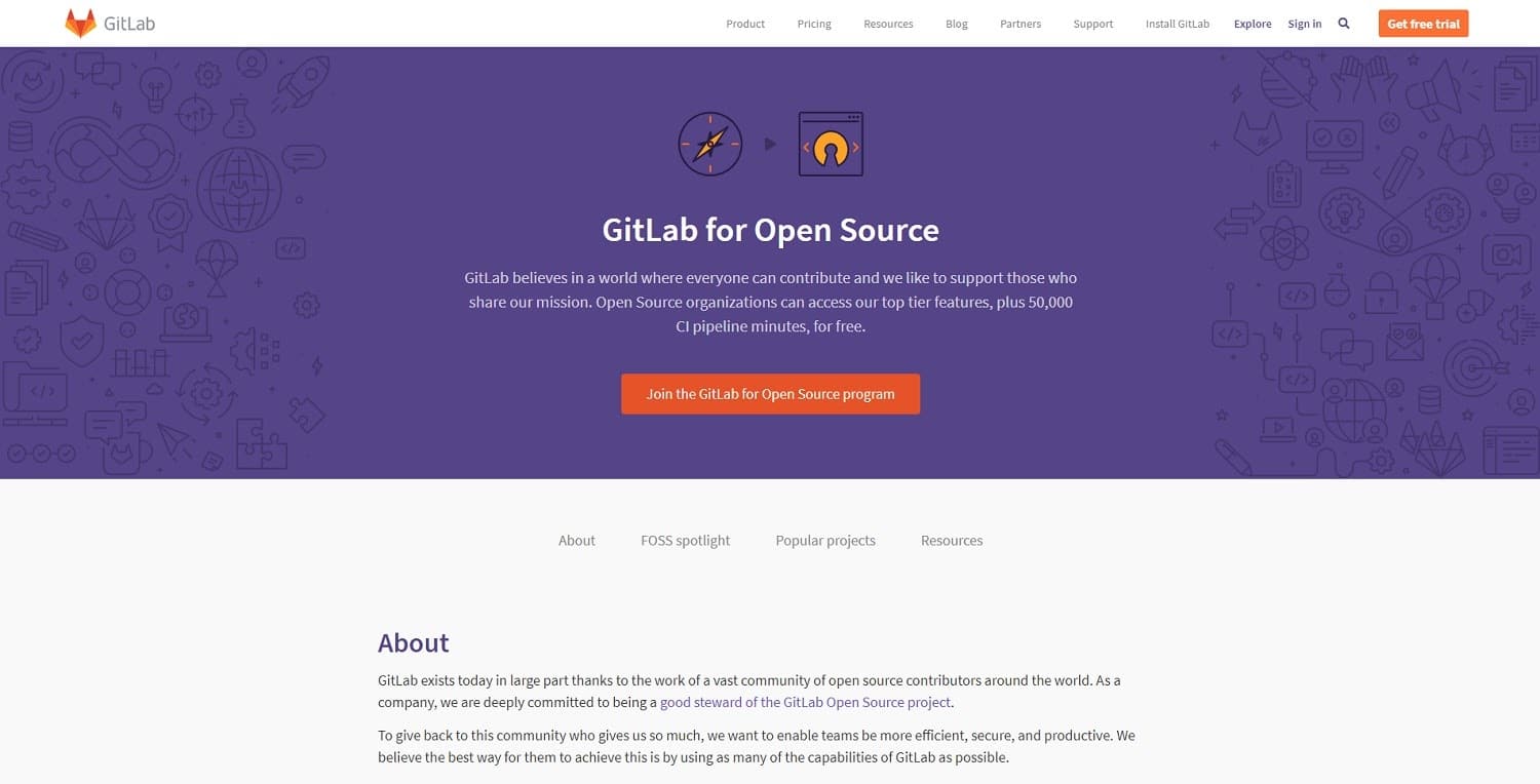 GitLab pour l'Open Source