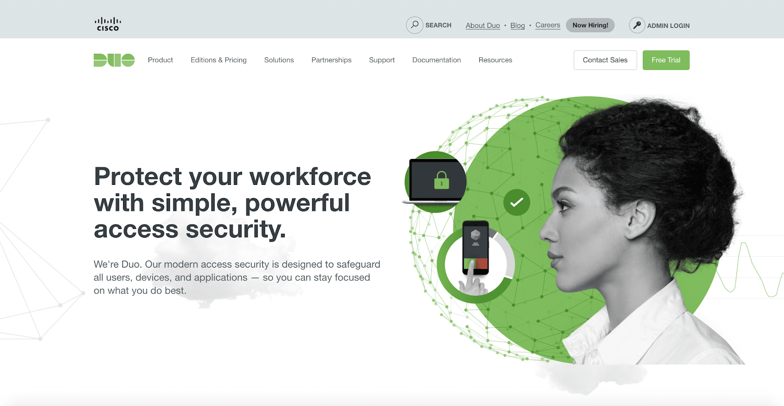 Logga säkert in på dina konton med Duo Security autentiseringsprodukt.