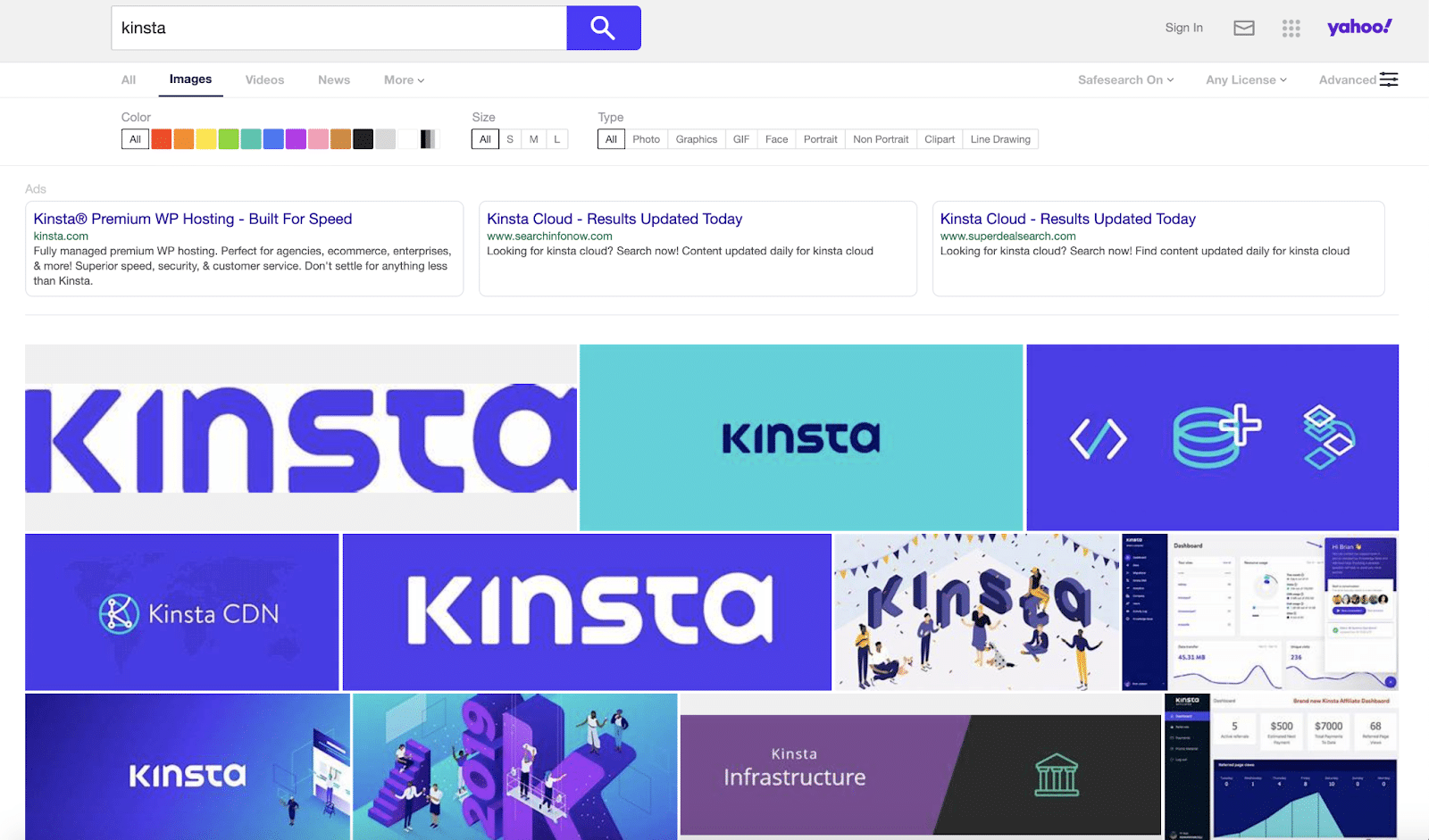 Recherche d'images Yahoo.