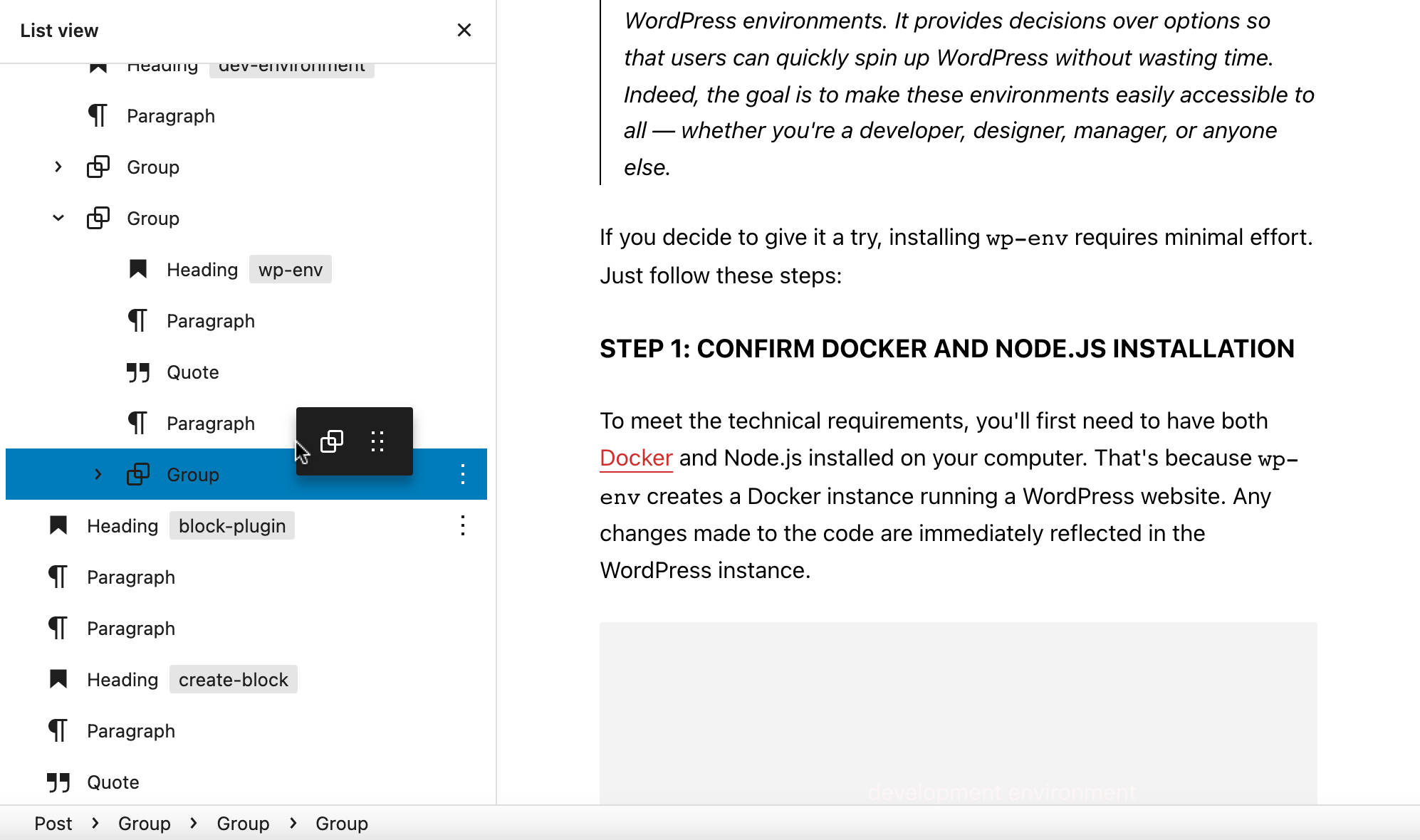 drag n drop i listevisning.
