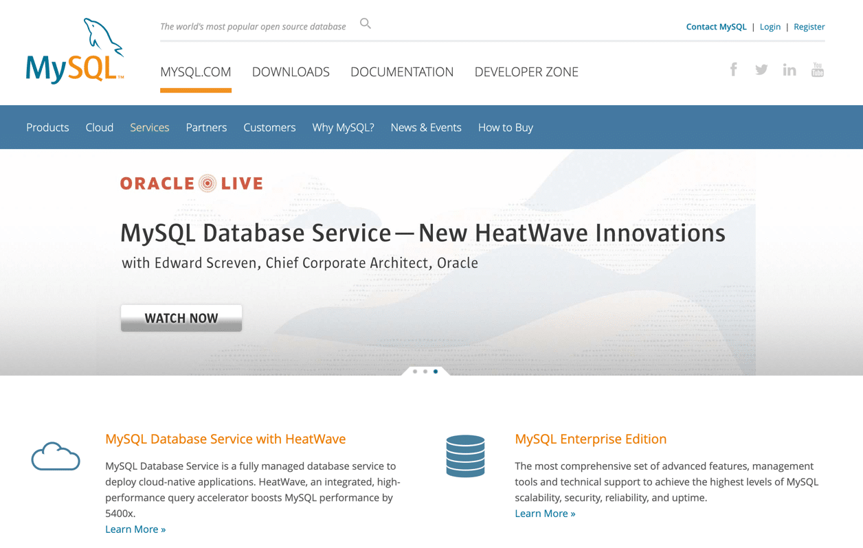 MySQL, one of the most commonly used SQL databases