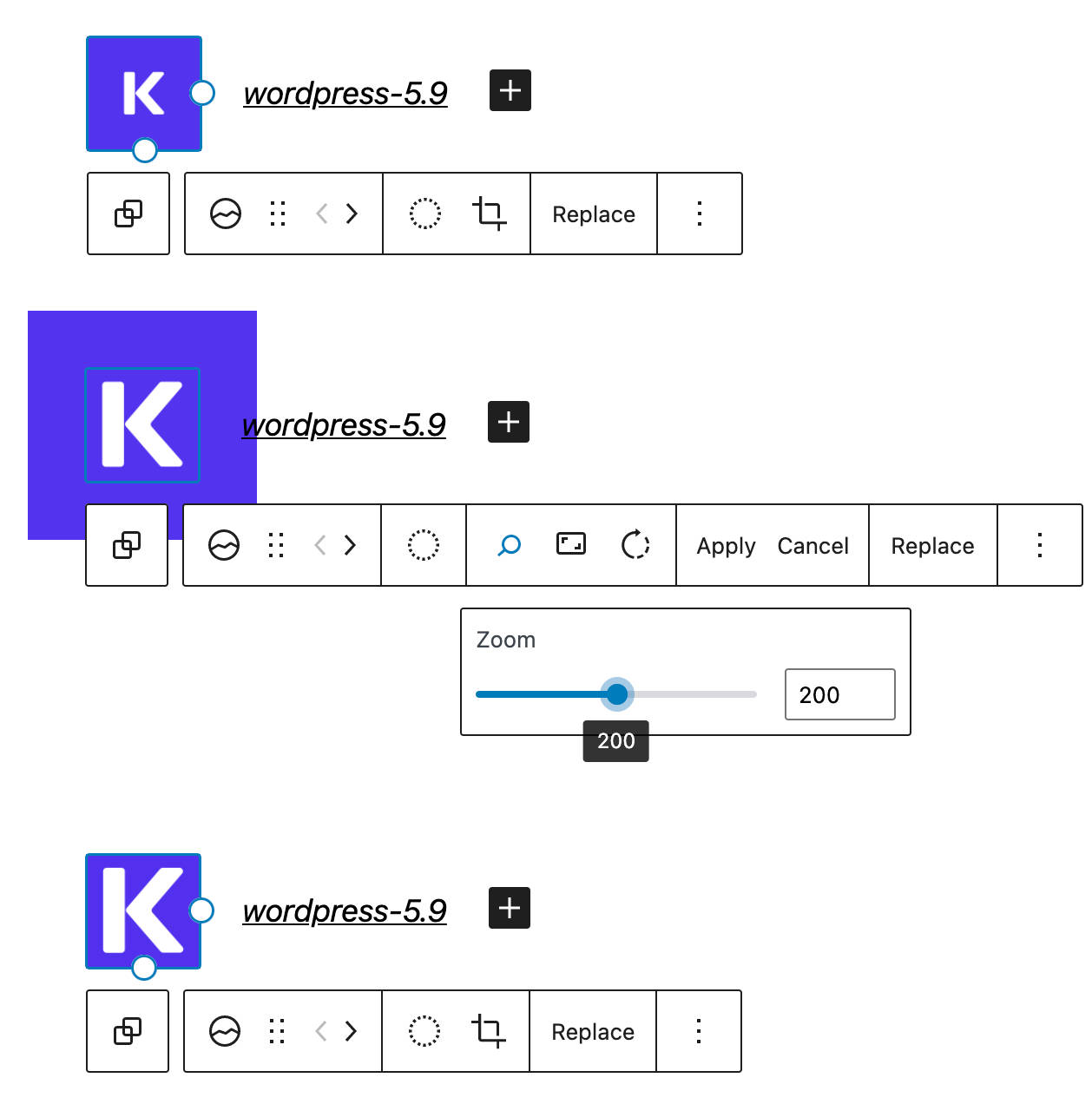Redigering af websteds logobillede.
